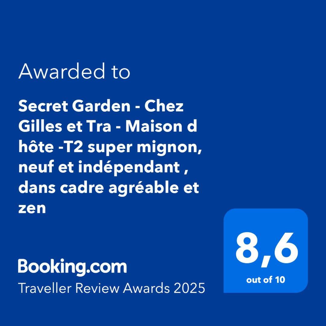 Secret Garden - Chez Gilles Et Tra - Maison D Hote -T2 Super Mignon, Neuf Et Independant , Dans Cadre Agreable Et Zen Valergues Экстерьер фото